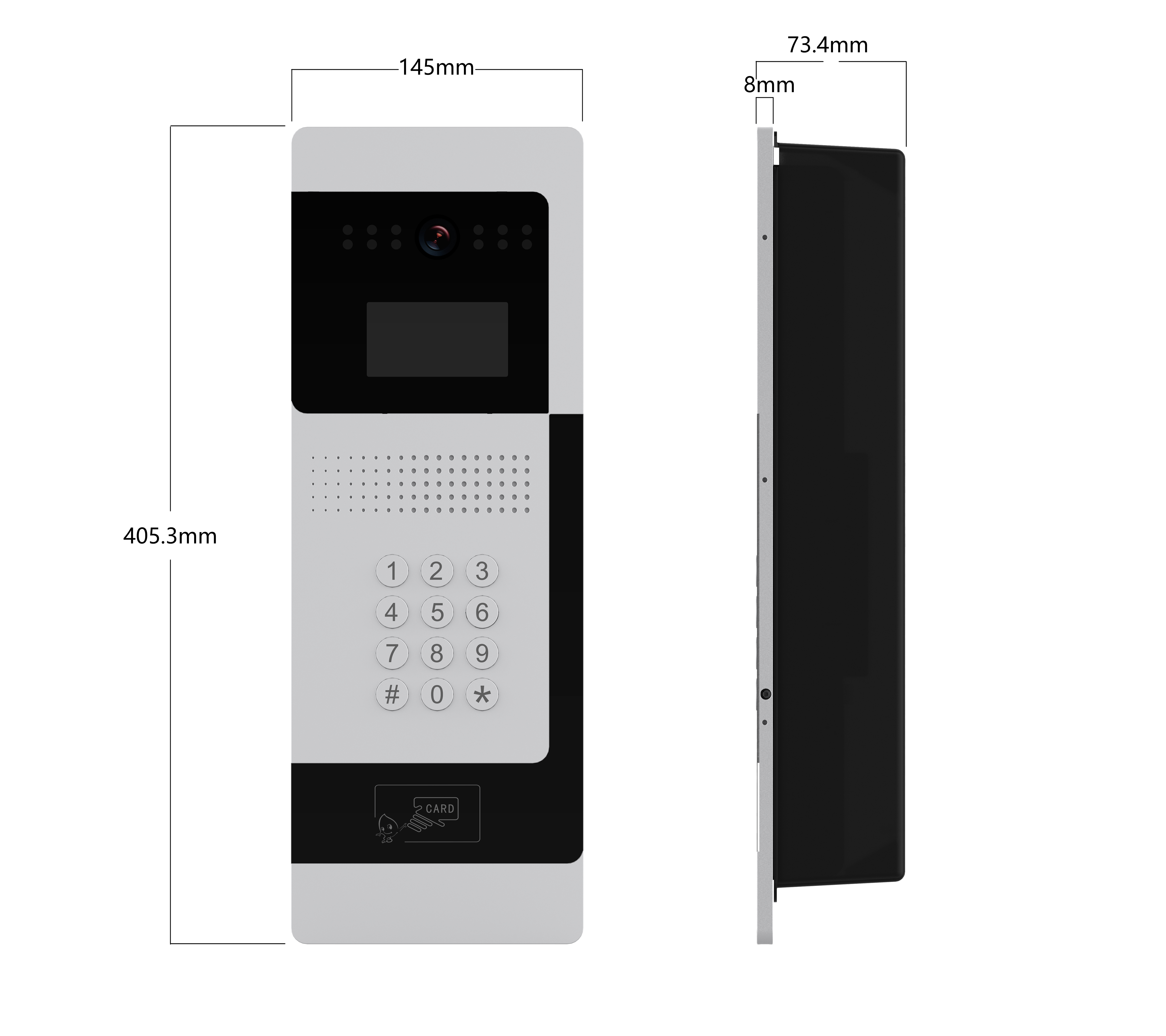 پنل آپارتمانی دکمه‌ای